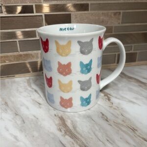 Colorful Cat Pattern Mug